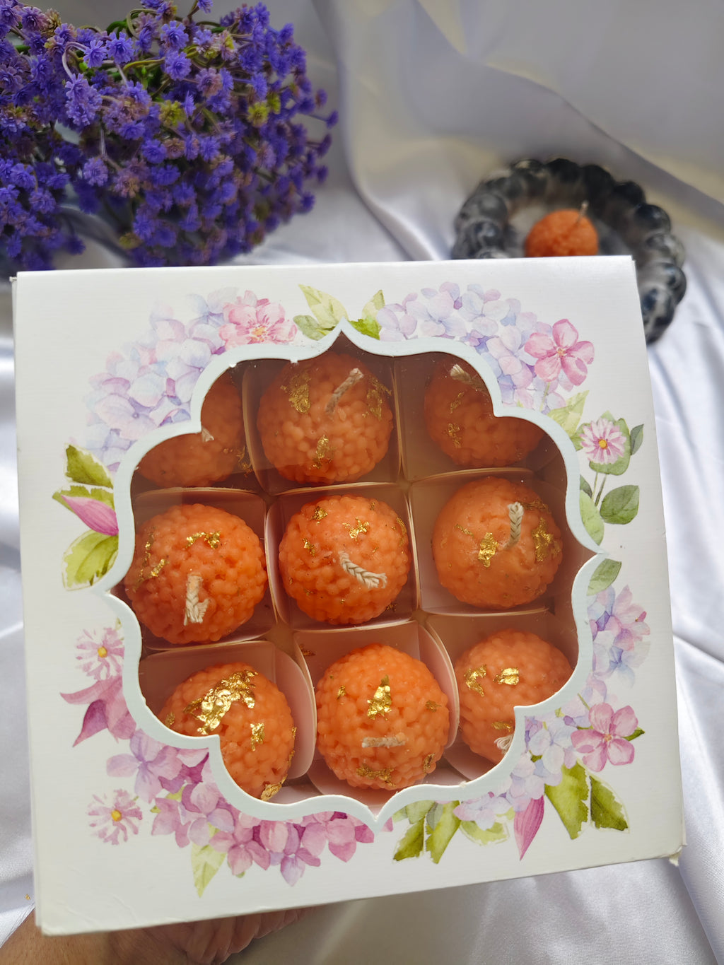 Ladoo candles  - festive edits